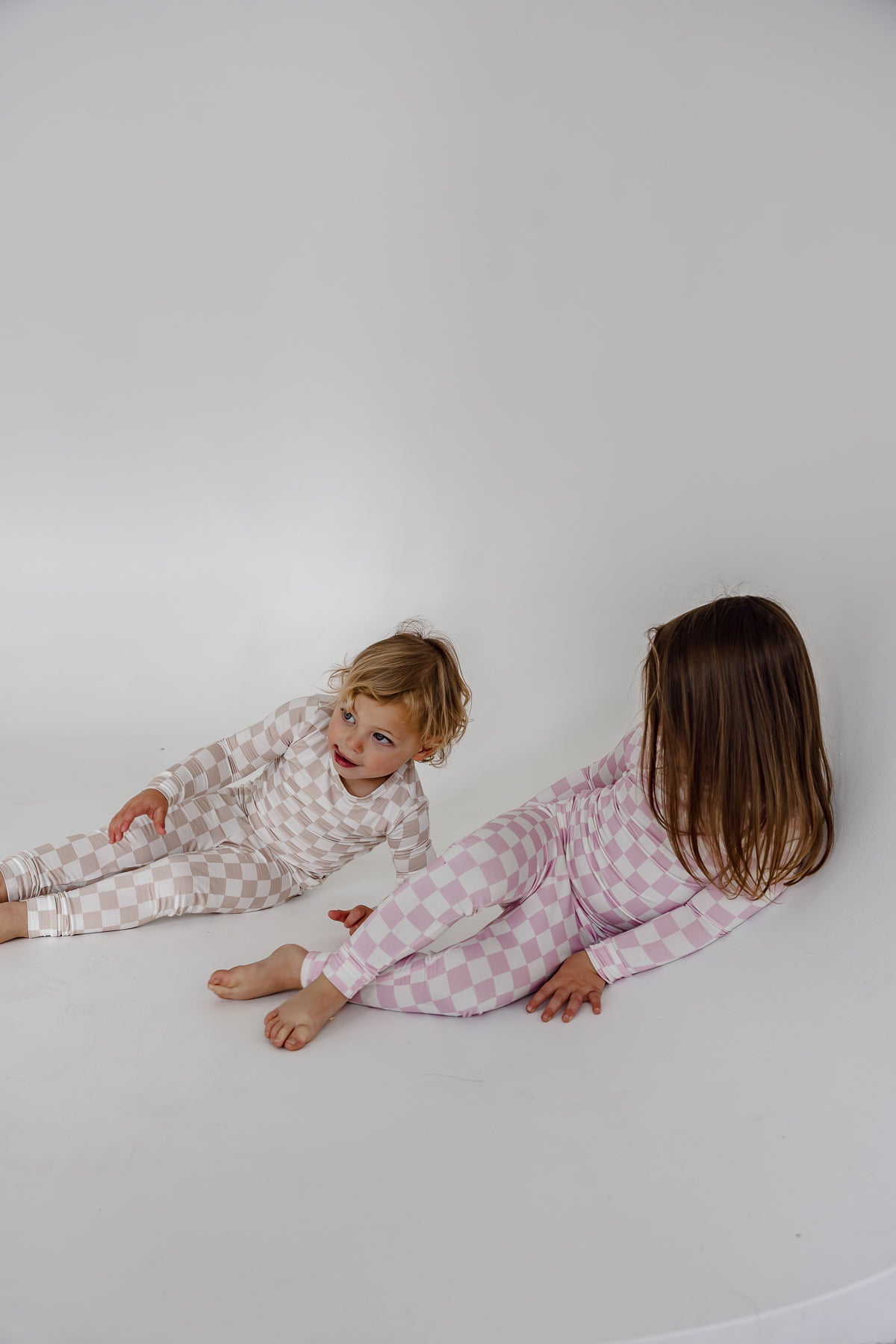 Toddler PJs - Pink Checkers