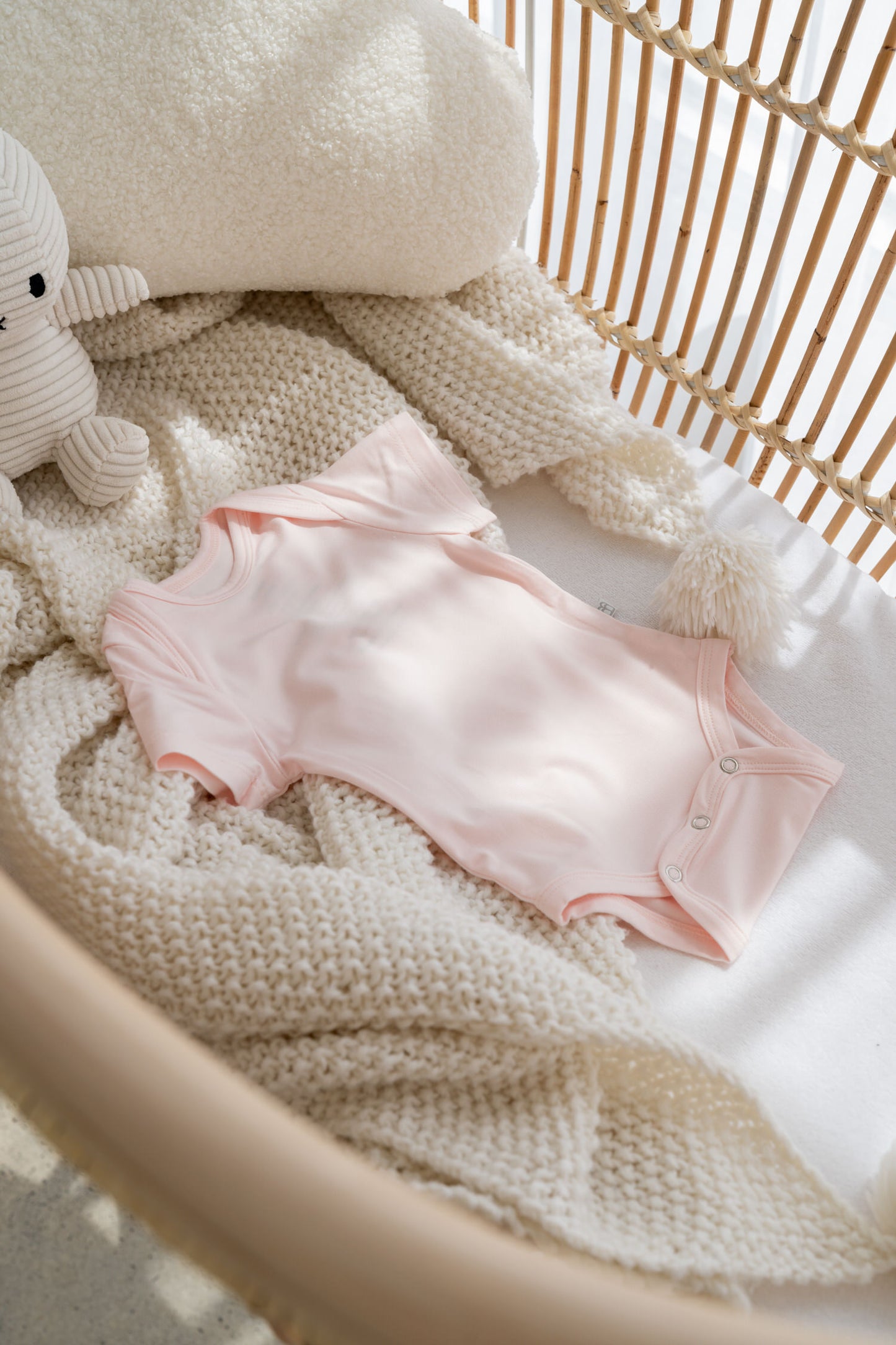 Bamboo Onesie - Blush